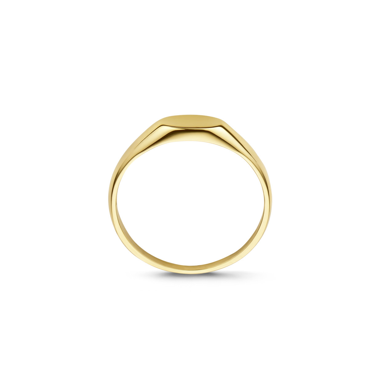 Stijlvolle 14-karaat gouden zegelring