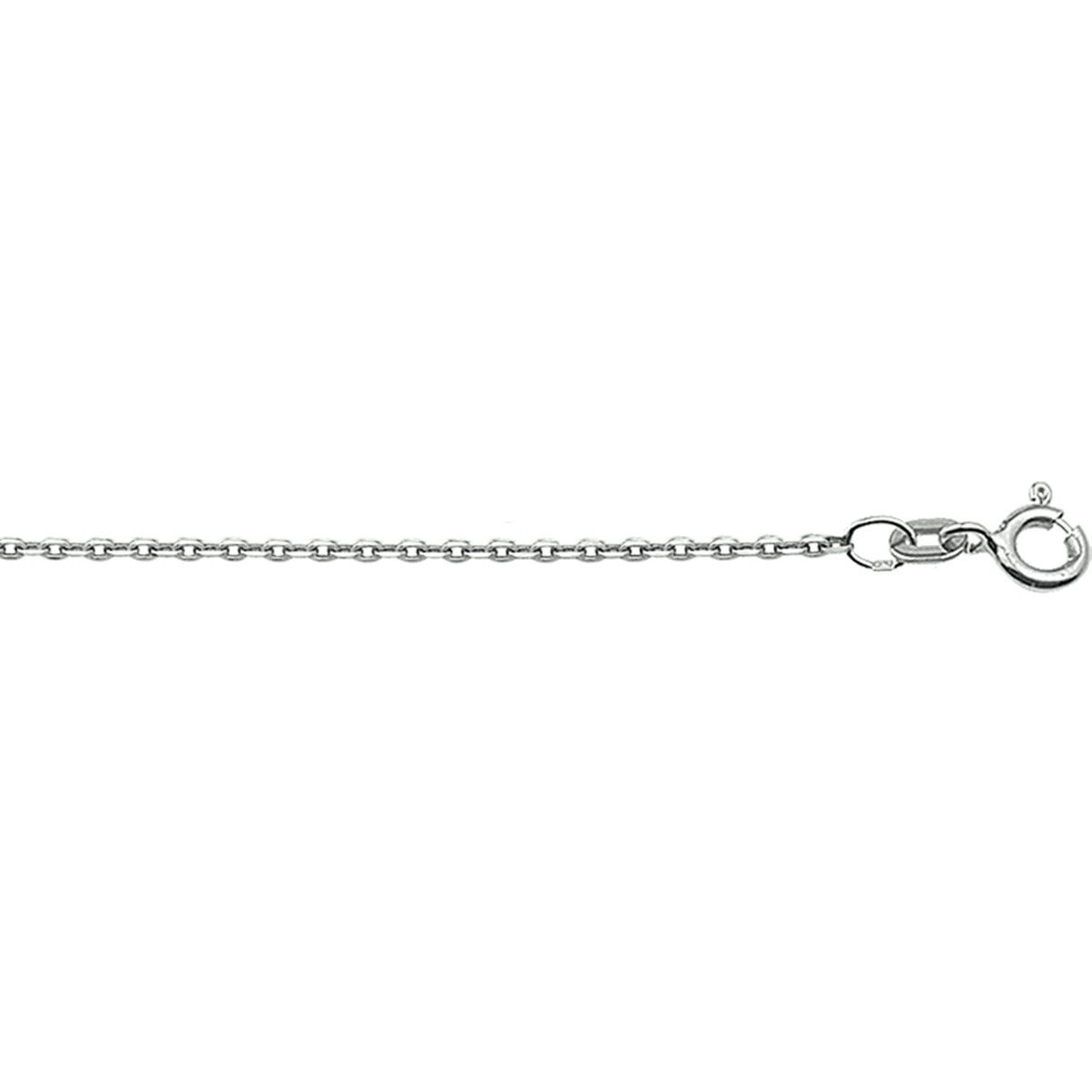 Witgouden anker ketting 1.2 mm - lengte 41-45 cm