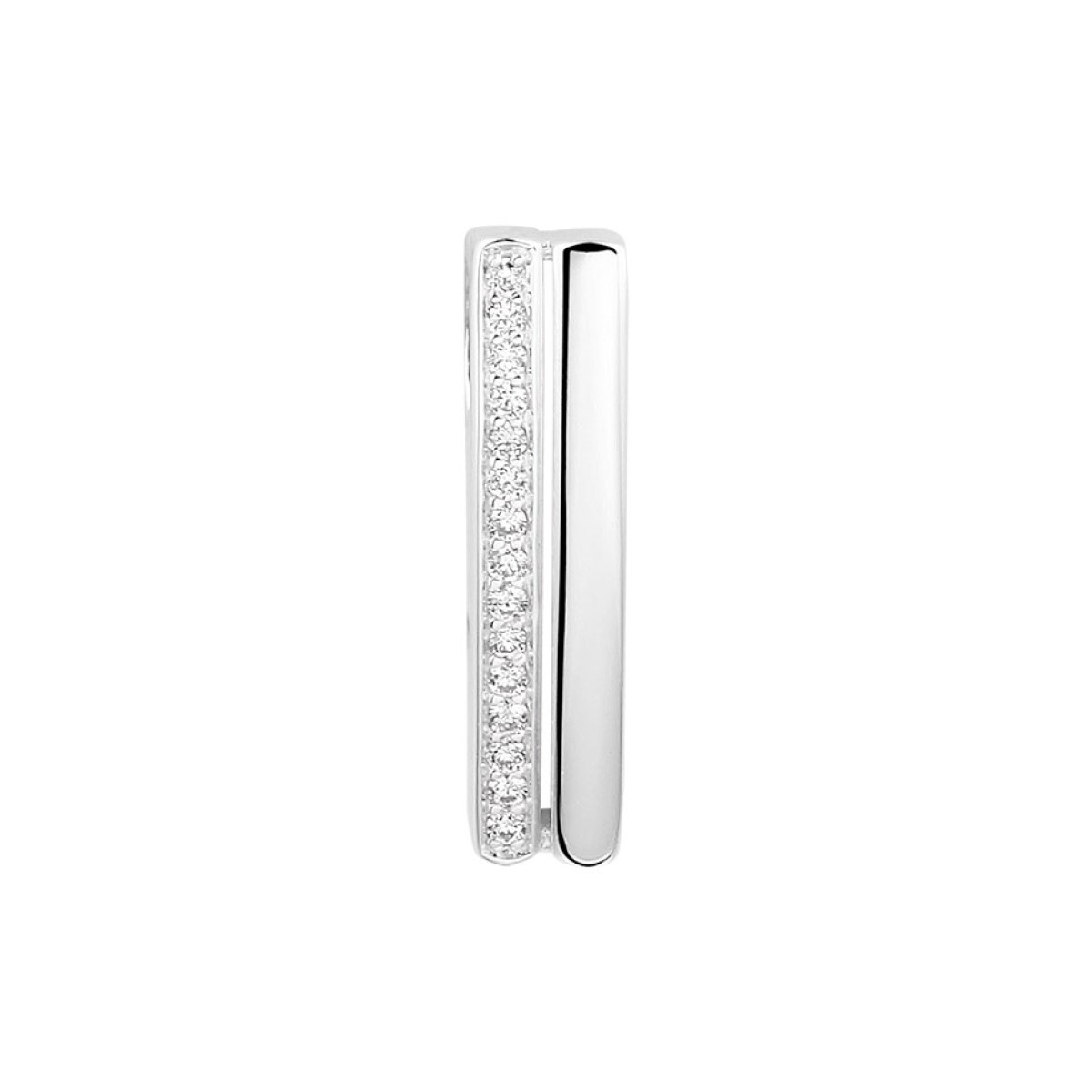 Witgouden diamanten hanger