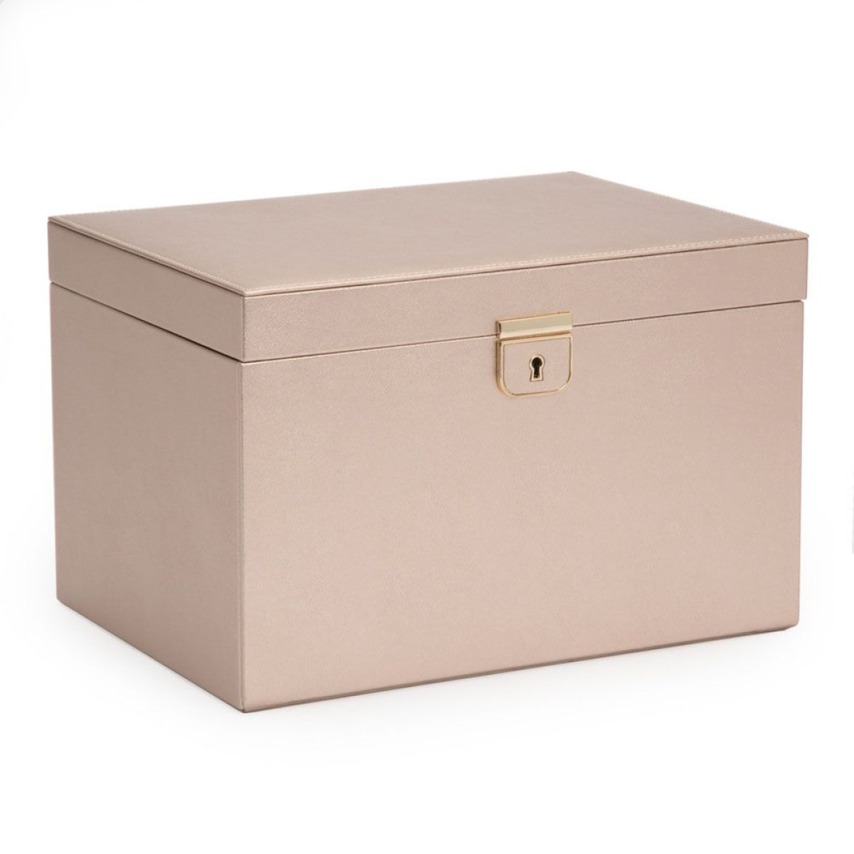 WOLF1834 Palermo large roze jewelry box van leer