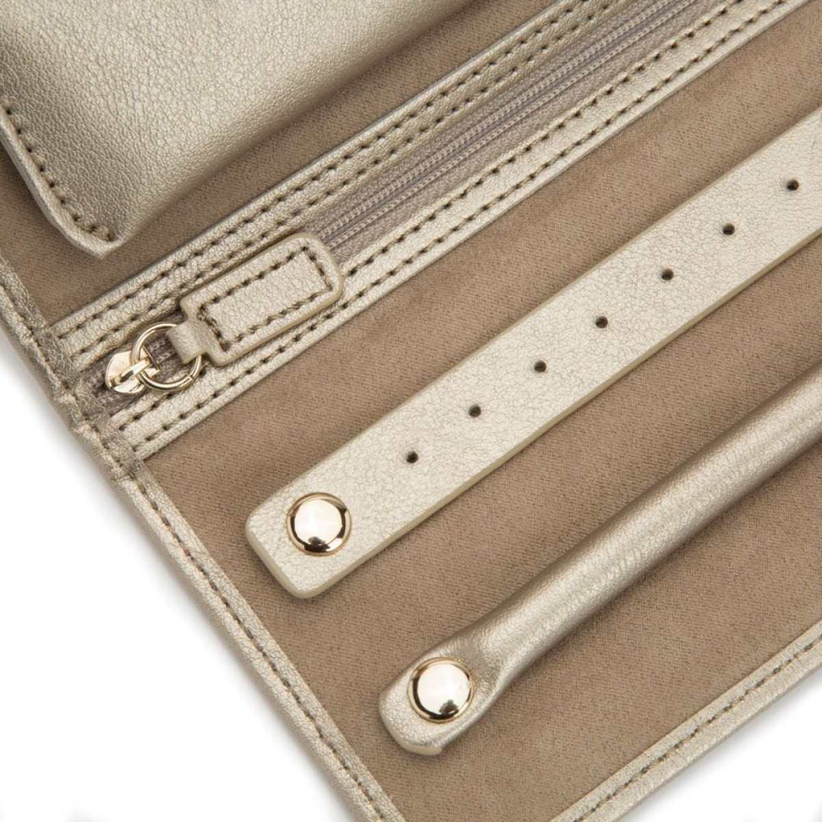 WOLF1834 Palermo sieradenreisetui van beige leer