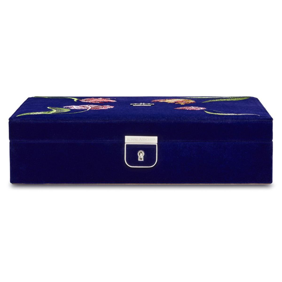 WOLF1834 Royal Asscher medium jewelry box met tulpen