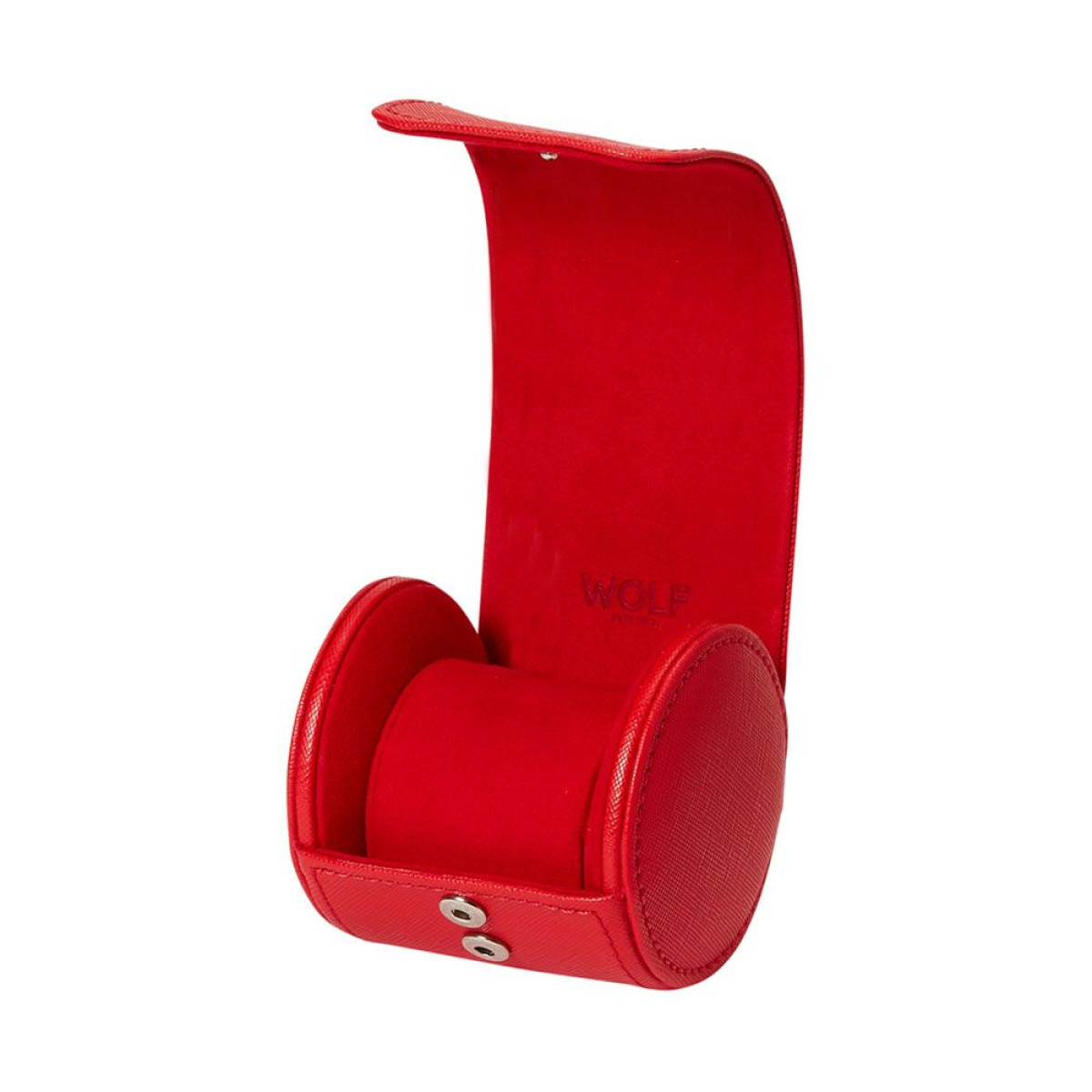 WOLF1834 Tutti Frutti 680172 watch roll van rood vegan leer - voor 1 horloge
