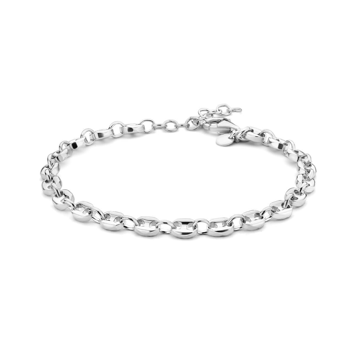 Zilveren armband 4.3 mm 16.5-19.5 cm