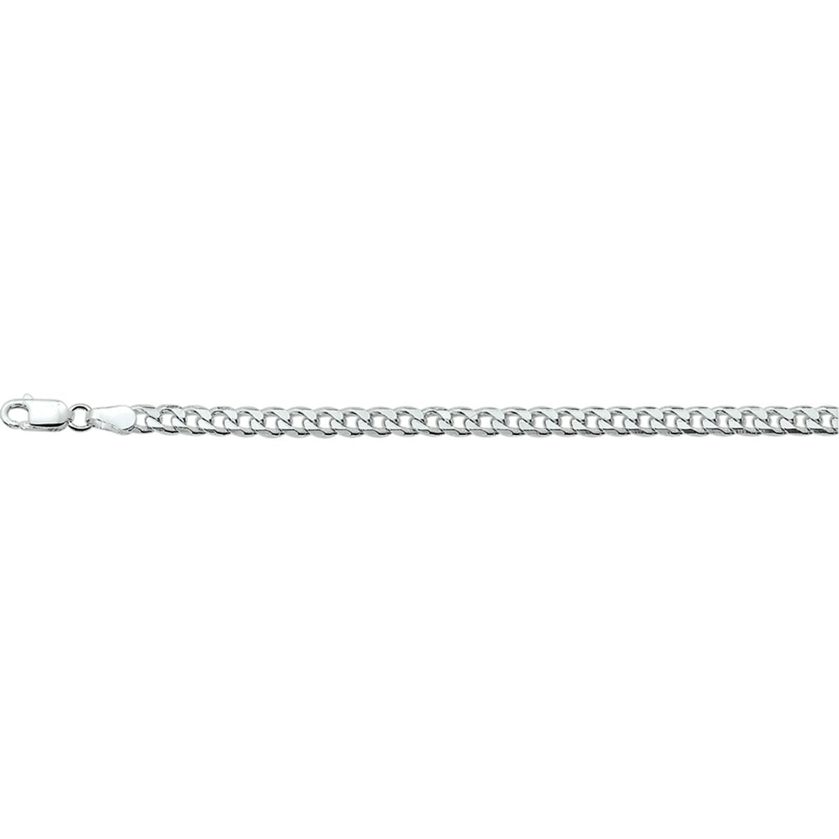 Zilveren gourmet ketting 4.0 mm dik