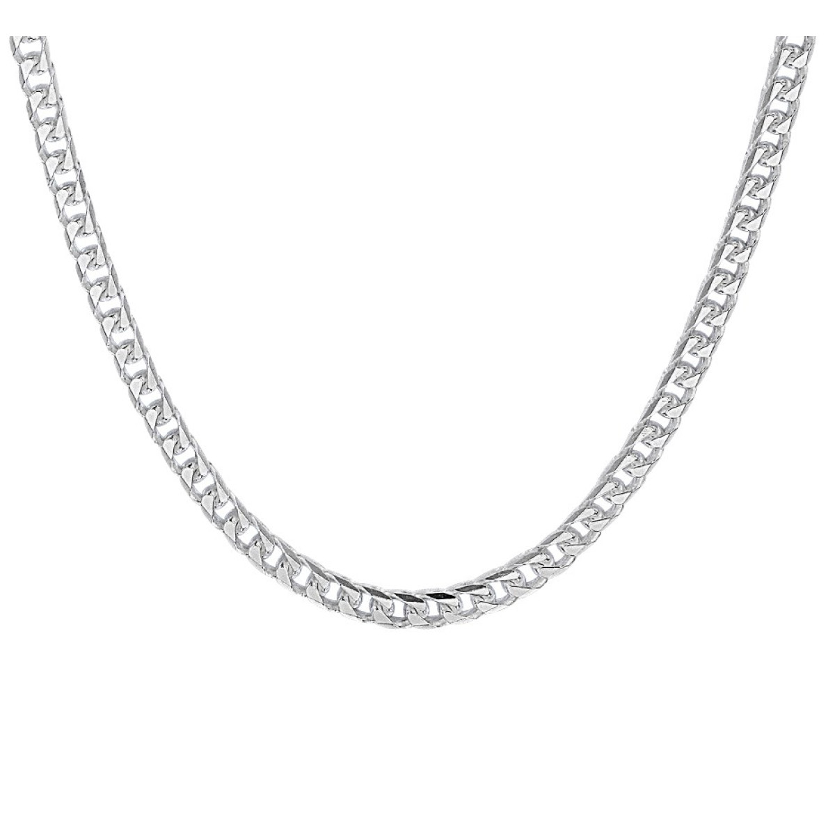 Zilveren gourmet ketting 4.0 mm