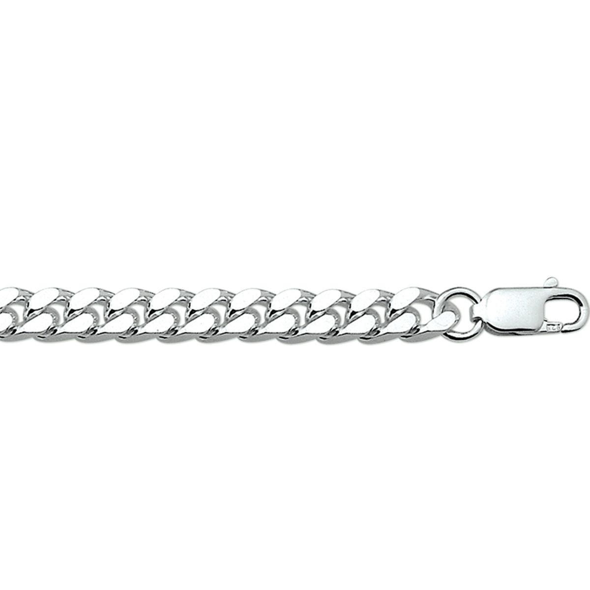Zilveren gourmet ketting 5.5 mm