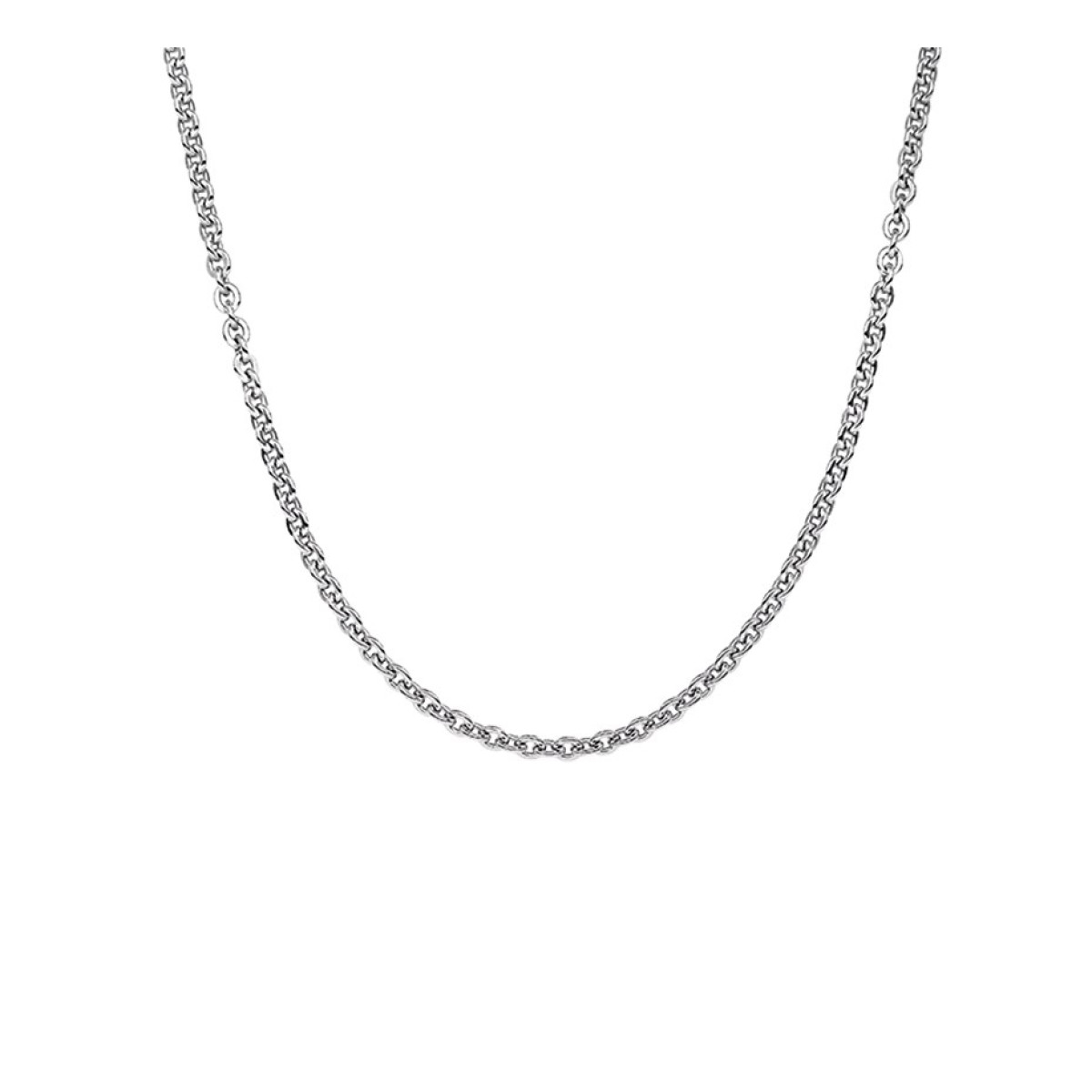 Zilveren ketting met ankerschakel 41-45 cm
