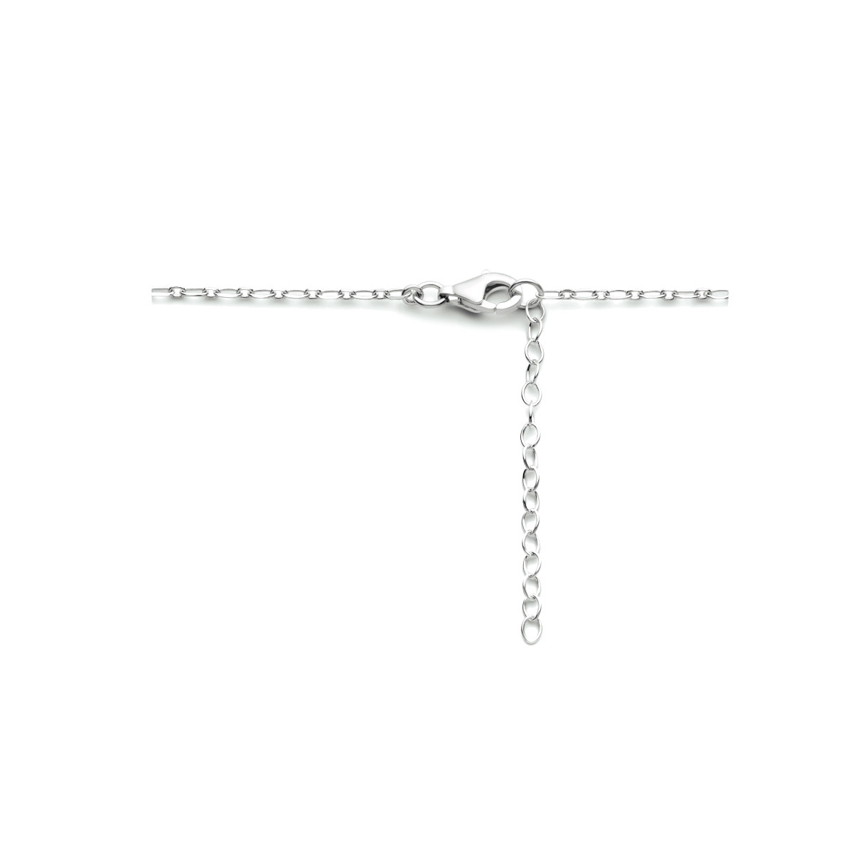Zilveren ketting met graveerbare hanger