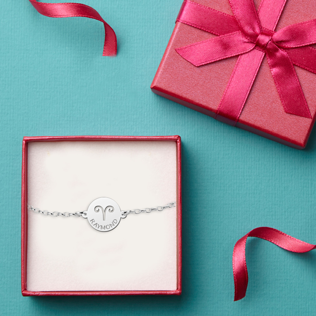 Zilveren sterrenbeeld armband met naam - Names4ever