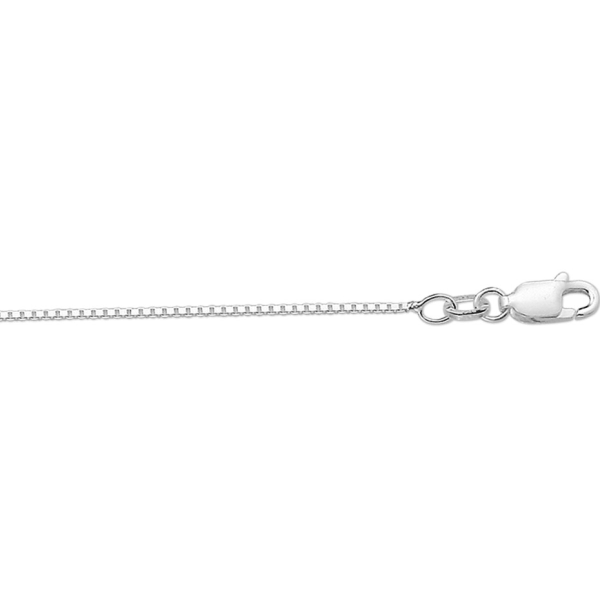 Zilveren venetiaan gerhodineerd 1.1 mm