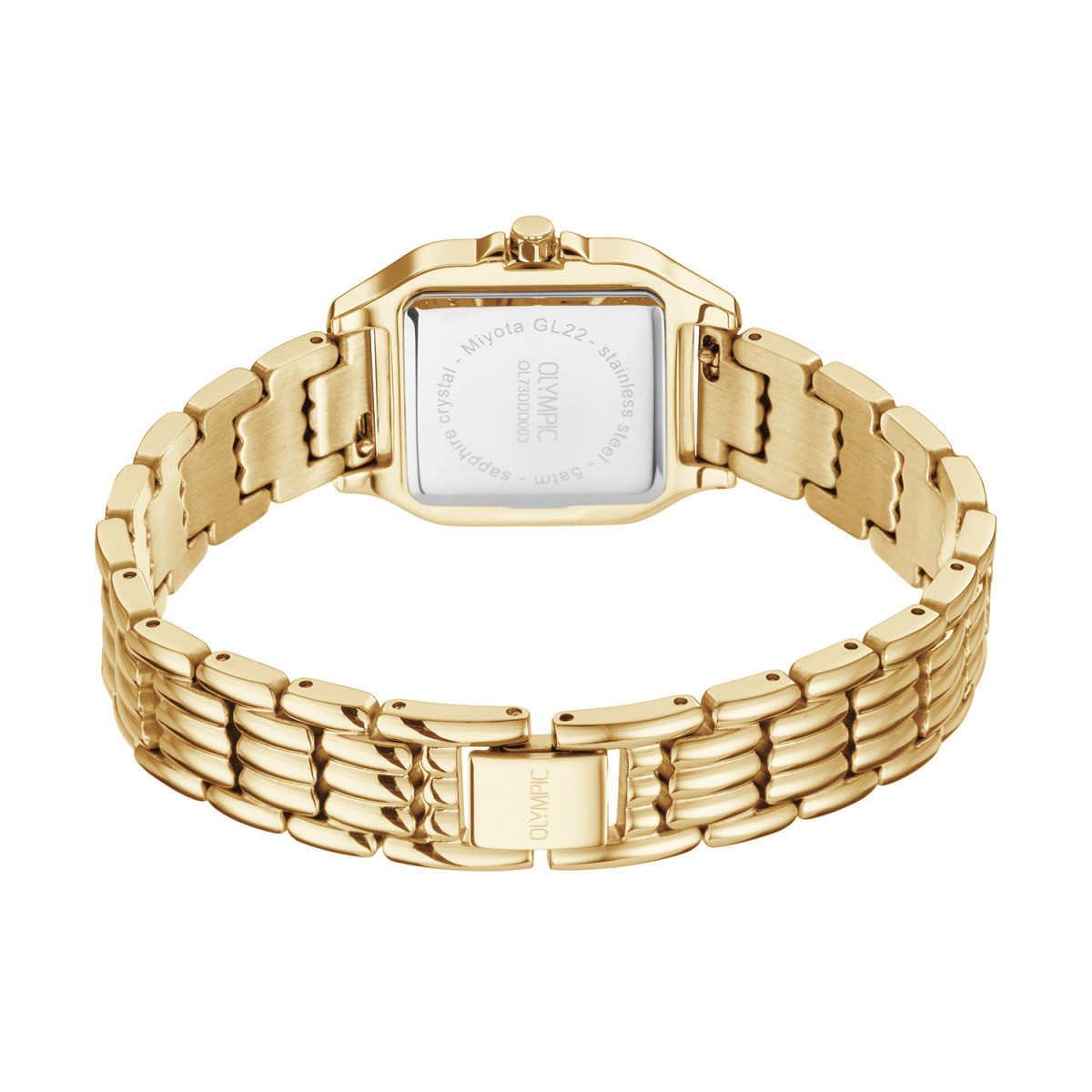 Olympic Radiant OL73DDD003 dameshorloge van staal met zilverkleurige wijzerplaat - Ø 26 mm