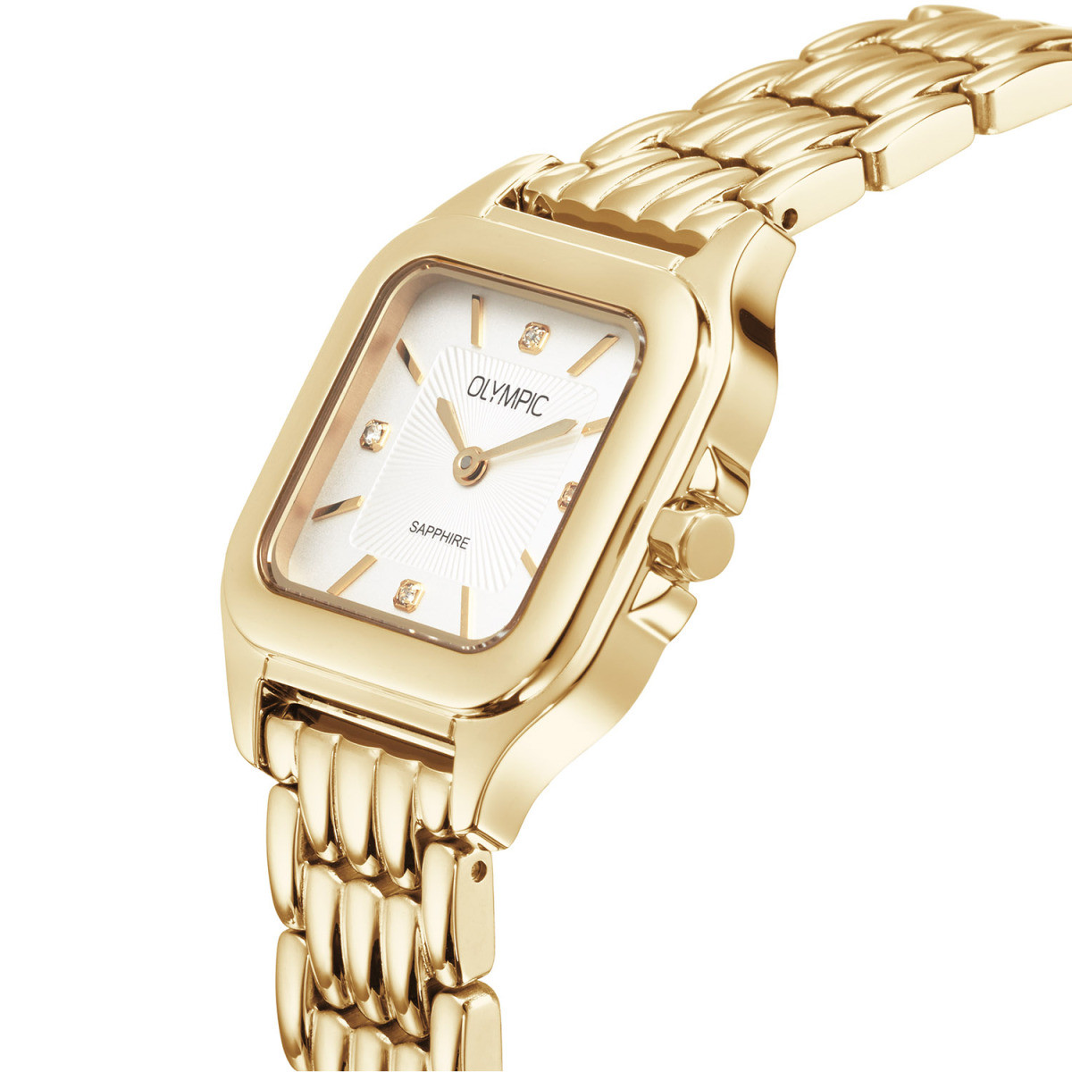 Olympic Radiant OL73DDD003 dameshorloge van staal met zilverkleurige wijzerplaat - Ø 26 mm