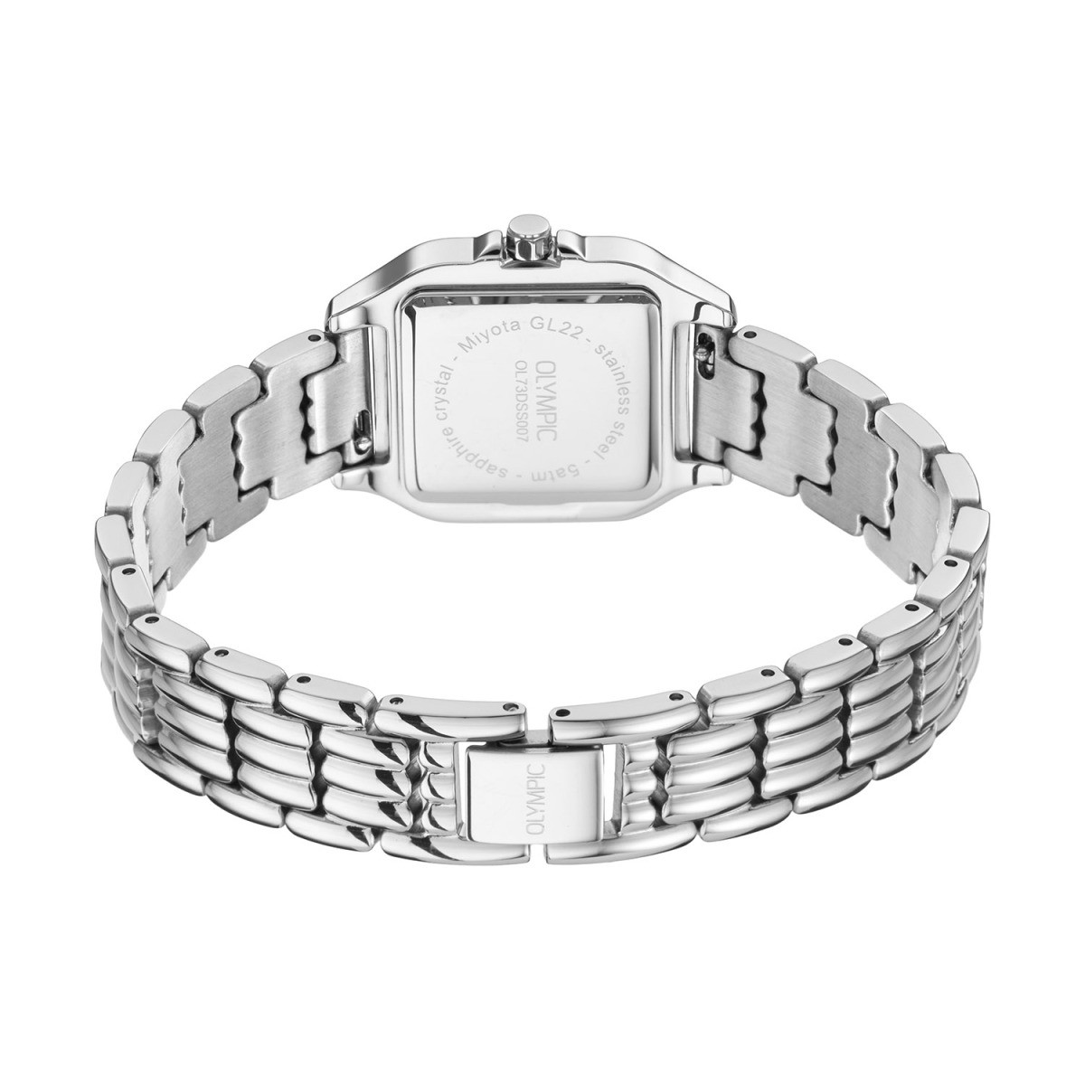 Olympic Radiant OL73DSS007 dameshorloge met stalen band en wijzerplaat - Ø 26 mm