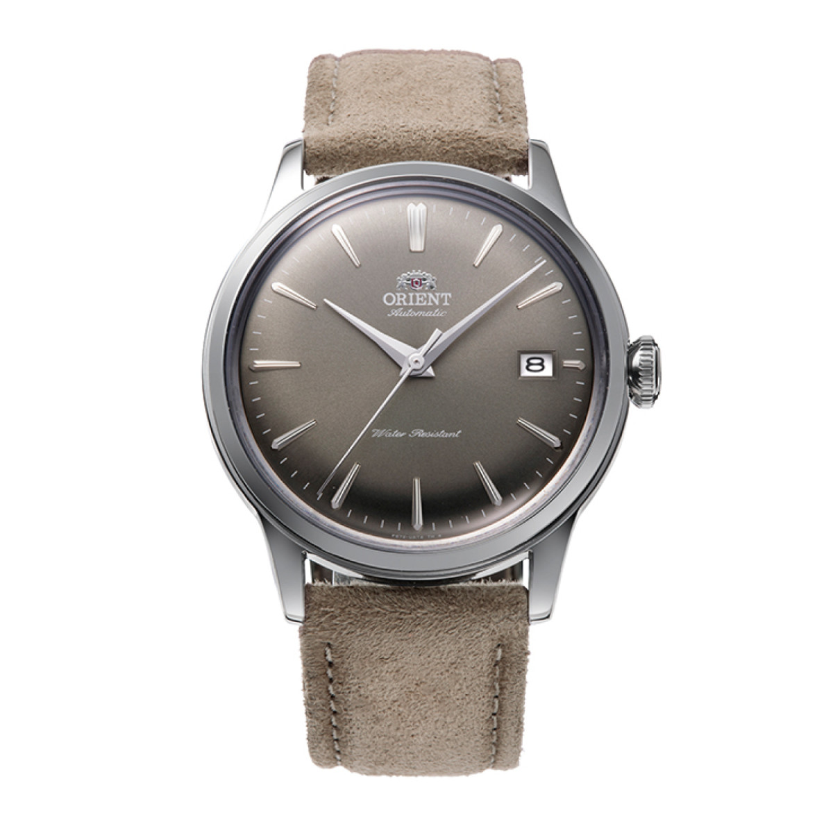 Orient Bambino Classic RA-AC0M13N30B automatisch horloge met leren band en stalen kast