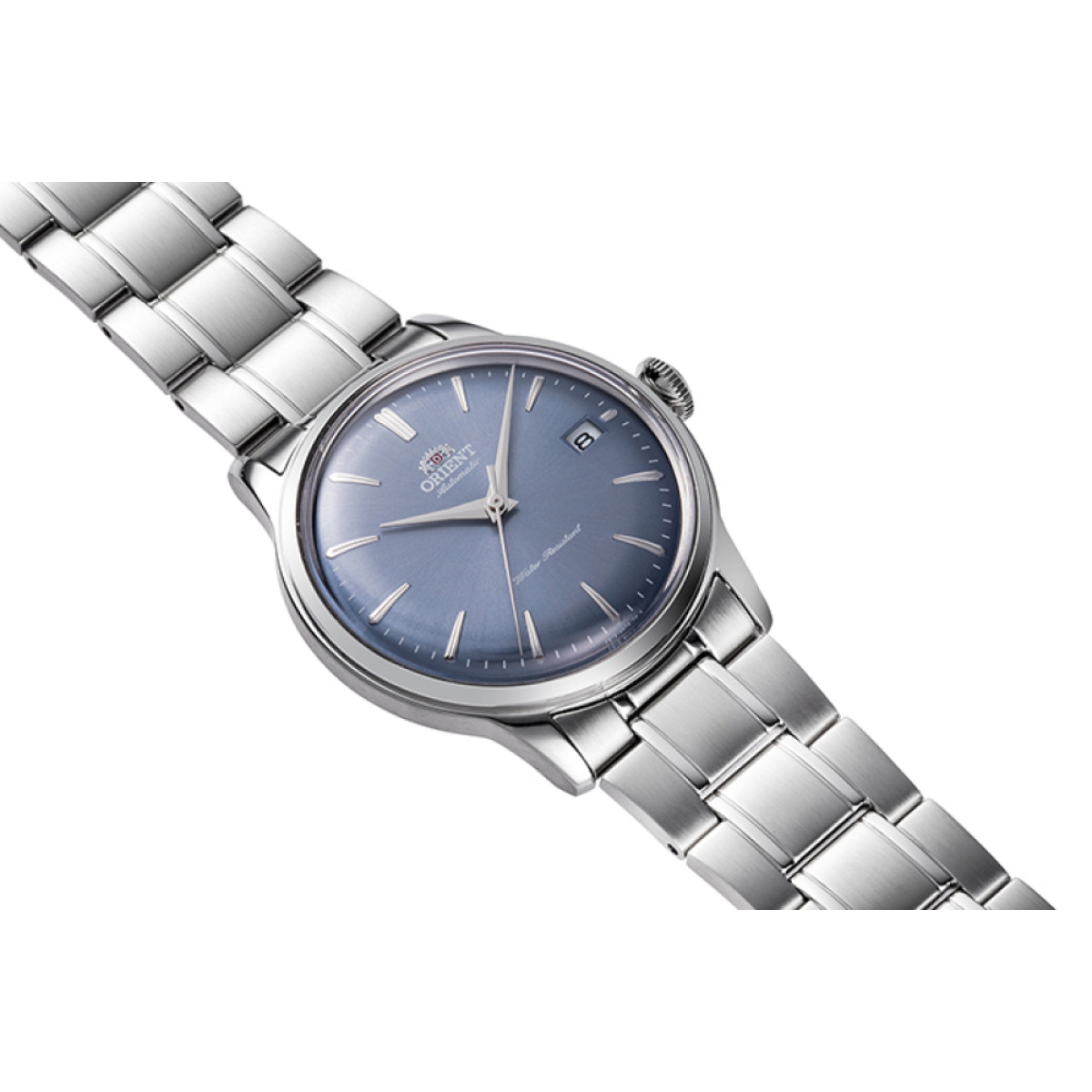 Orient Bambino OR-RA-AC0M10L automatisch horloge van staal blauwe wijzerplaat – Ø 39 mm