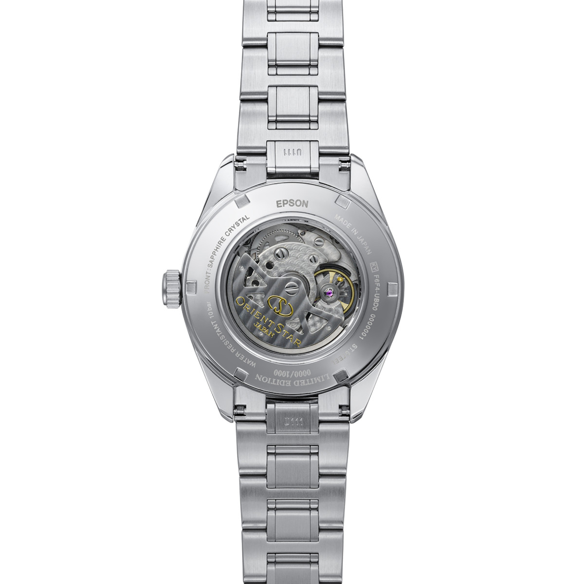 Orient Star OR-RE-AV0132L Skeleton horloge met staal blauw - Ø 39 mm