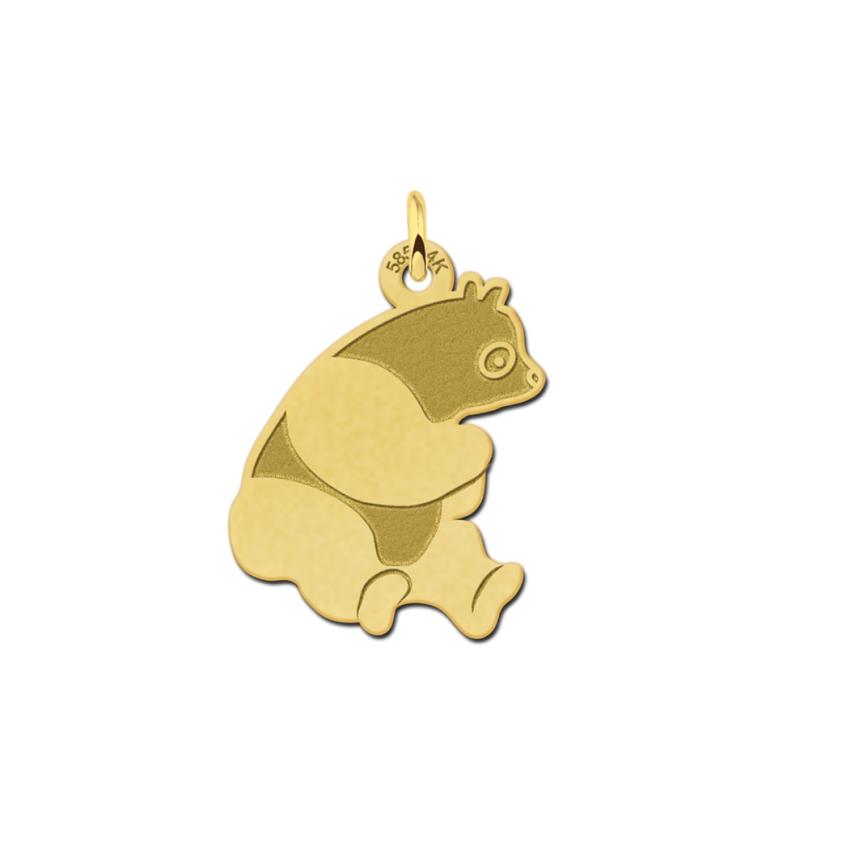 Panda hanger van goud