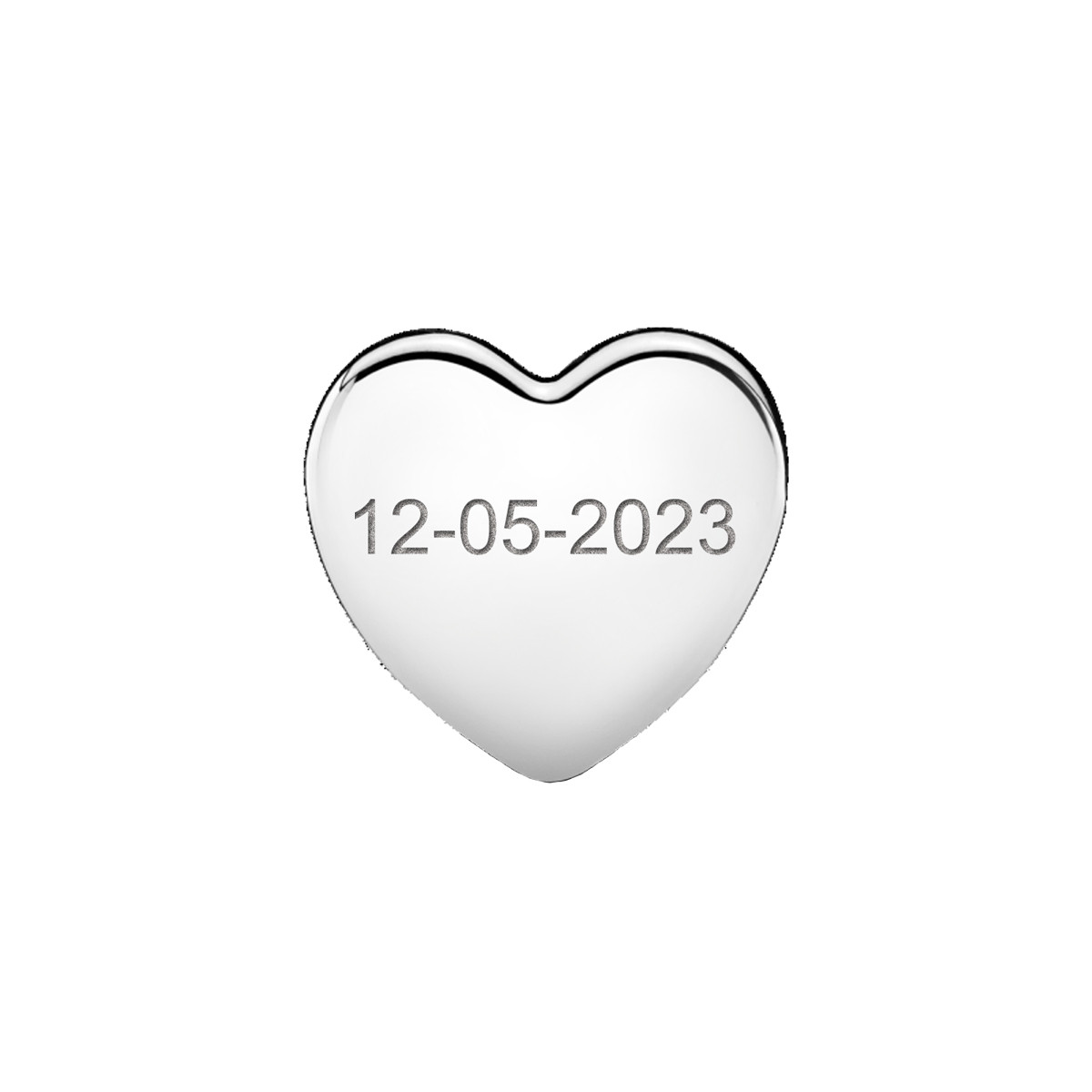 Pandora Moments 792015 zilveren hartjes bedel voor armband - graveerbaar