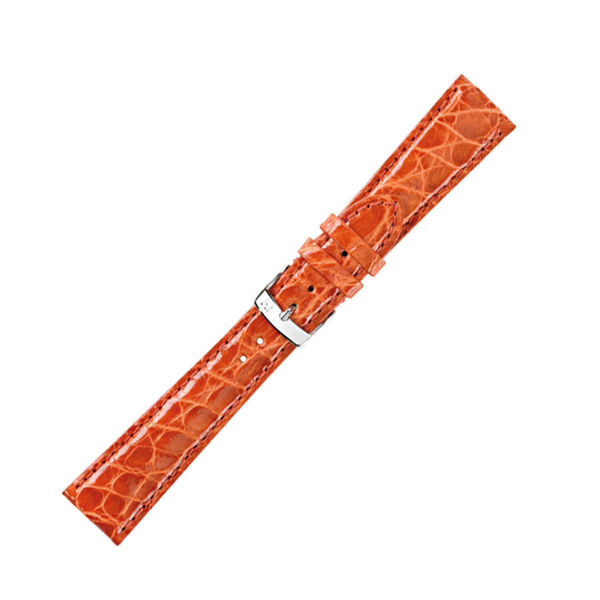 Morellato PMU086AMADEC oranje lederen horlogeband met kroko patroon