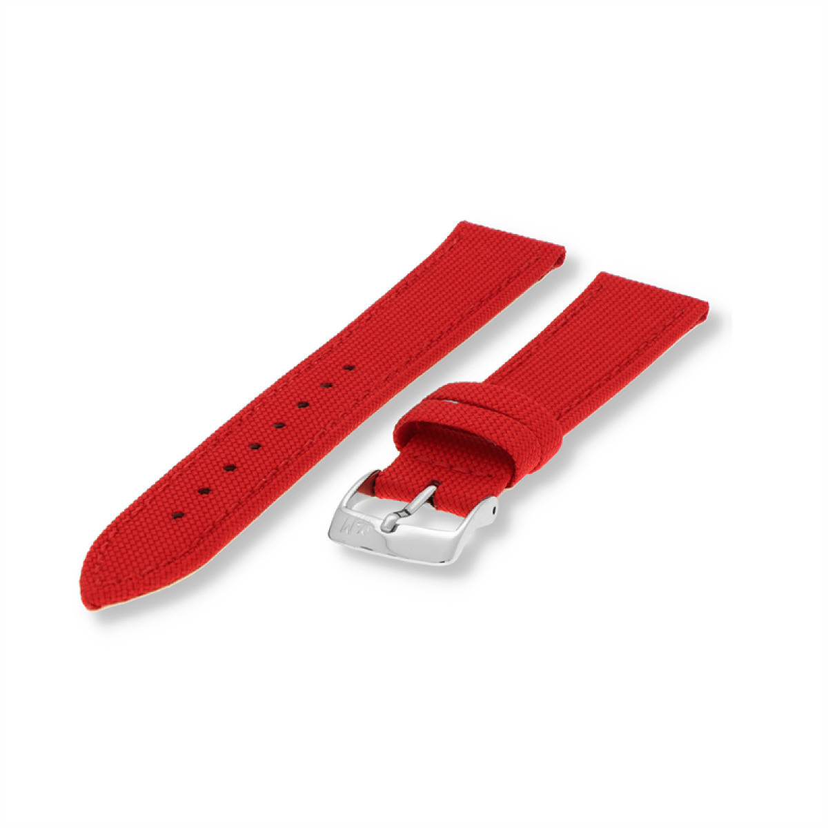 Morellato PMX083OCEAN horlogeband van vegan leer met rode gesp-sluiting