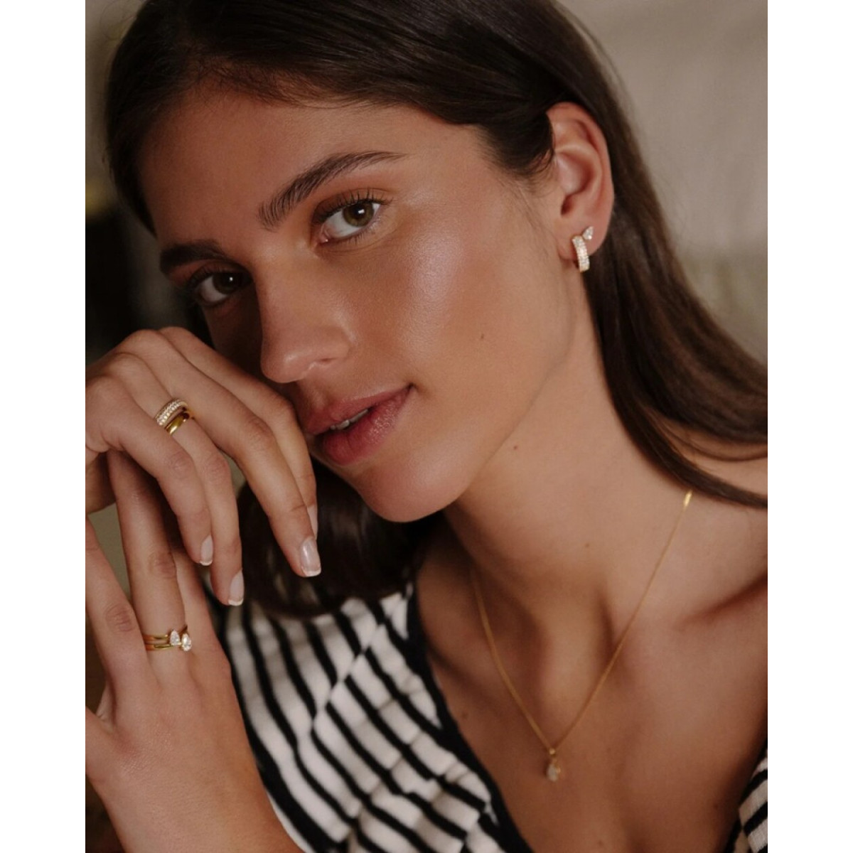 Aurore Ava RA25710030 diamanten ring 18-karaat witgoud met lab grown diamant 0.30 crt