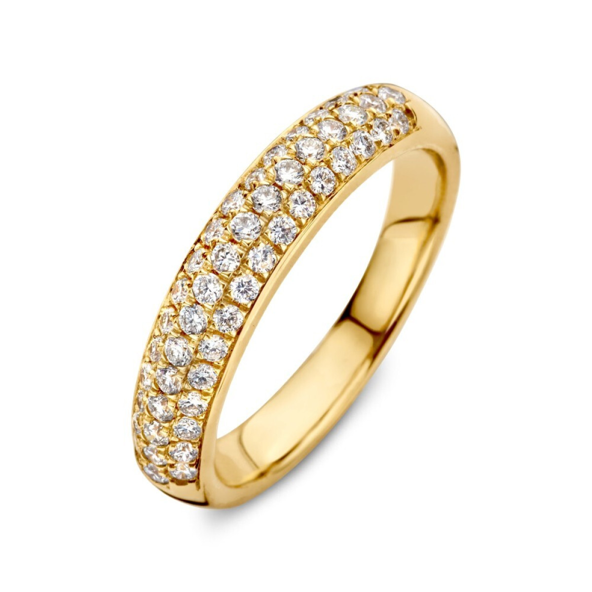 Aurore Emilie RA15530052 verlovingsring van 18-karaat goud met 0.52 crt lab grown diamant