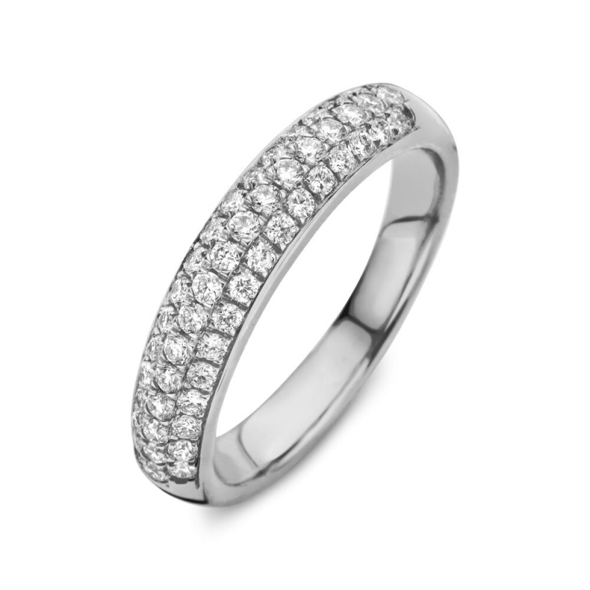 Aurore Emilie RA25530052 witgouden verlovingsring met lab grown diamant 0.52 crt