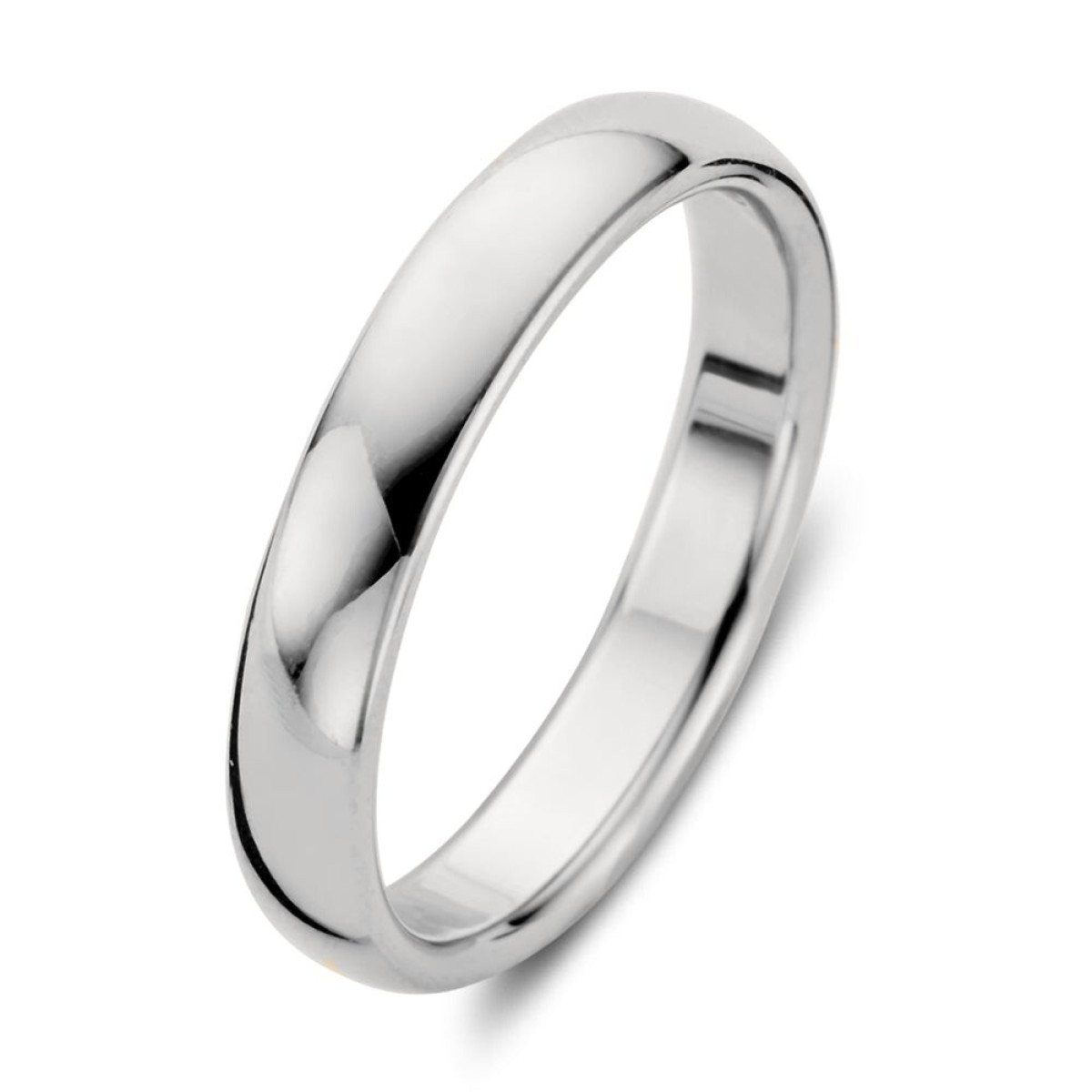 Aurore Jess RA26120040 witgouden trouwring van 18-karaat 4 mm glanzend