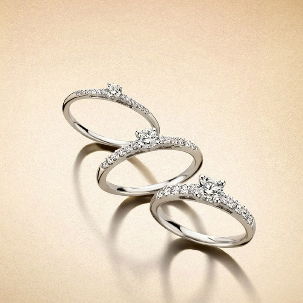 Aurore Mary RA25700020 verlovingsring met briljant geslepen labgrown diamant 0.20 crt