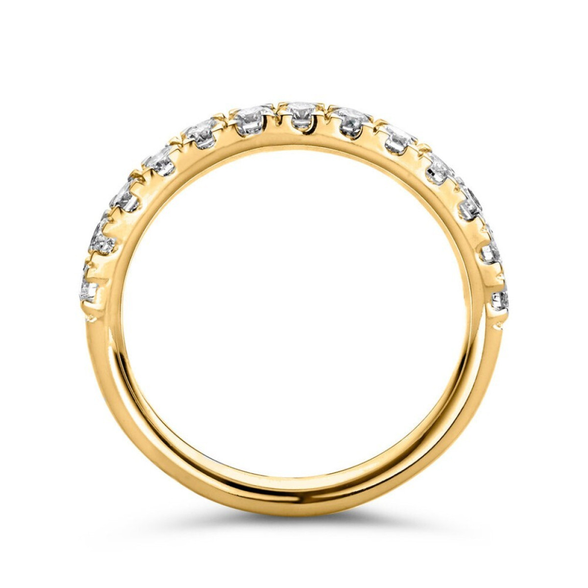 Aurore Millie RA15500086 alliance ring met briljant geslepen lab grown diamant 0.86 crt