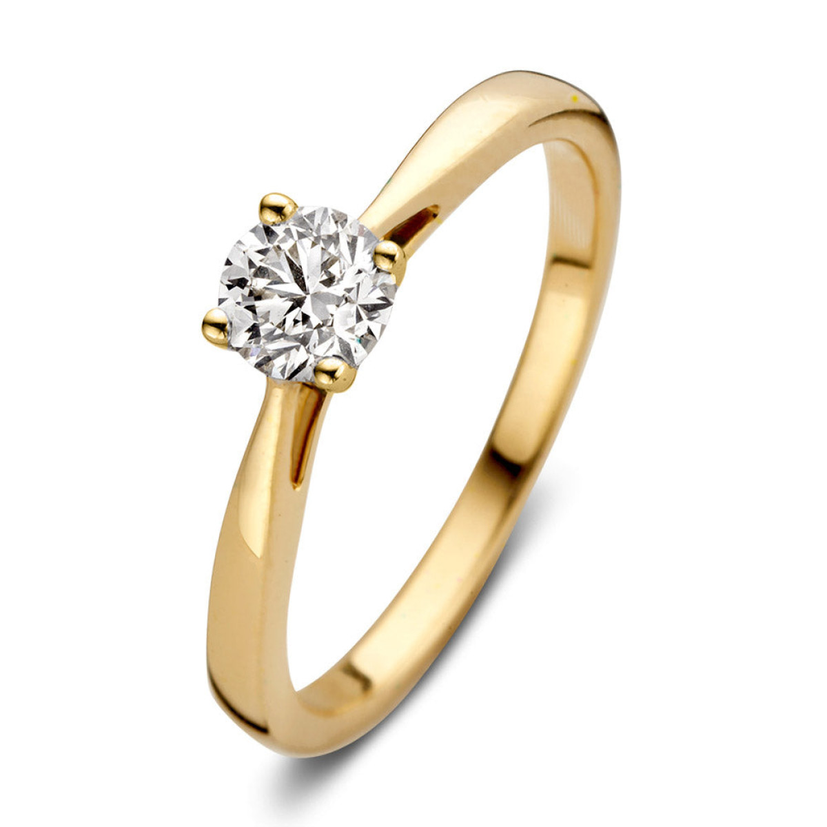 Aurore Olivia RA15010050 verlovingsring van 18-karaat goud met briljant lab grown diamant 0.50 crt