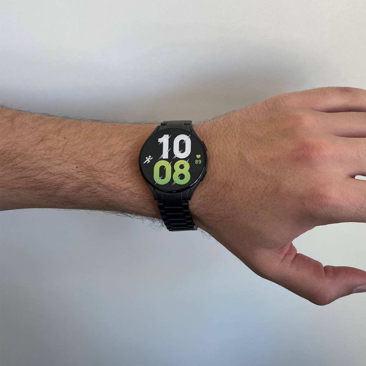 Samsung Galaxy Watch 5 SA.R910BS smartwatch horloge - Unisex - Zwart stalen band - Diameter 44 mm
