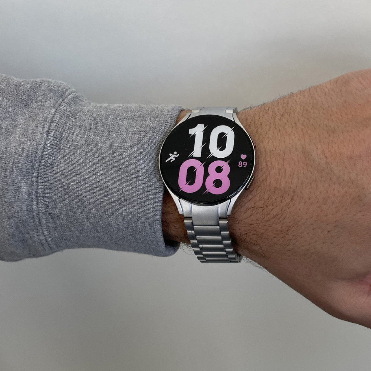 Samsung Galaxy Watch 5 SA.R910SS smartwatch met stalen schakelband