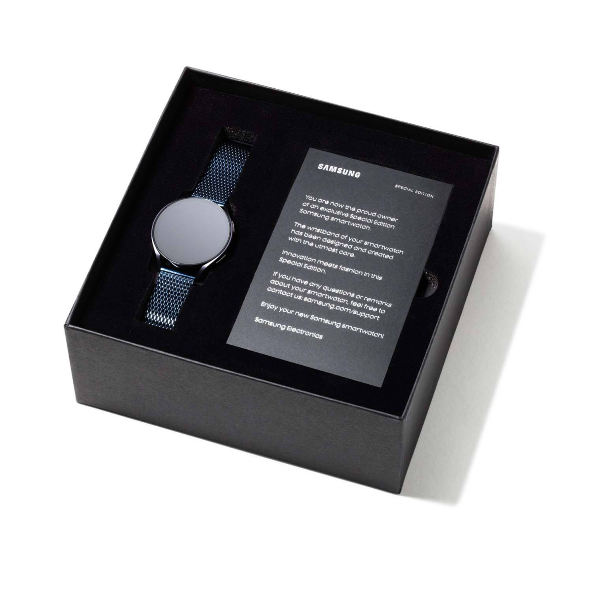 Samsung Galaxy Watch 6 SA.R940BLRM smartwatch horloge - Unisex - Blauw - Diameter 44 mm