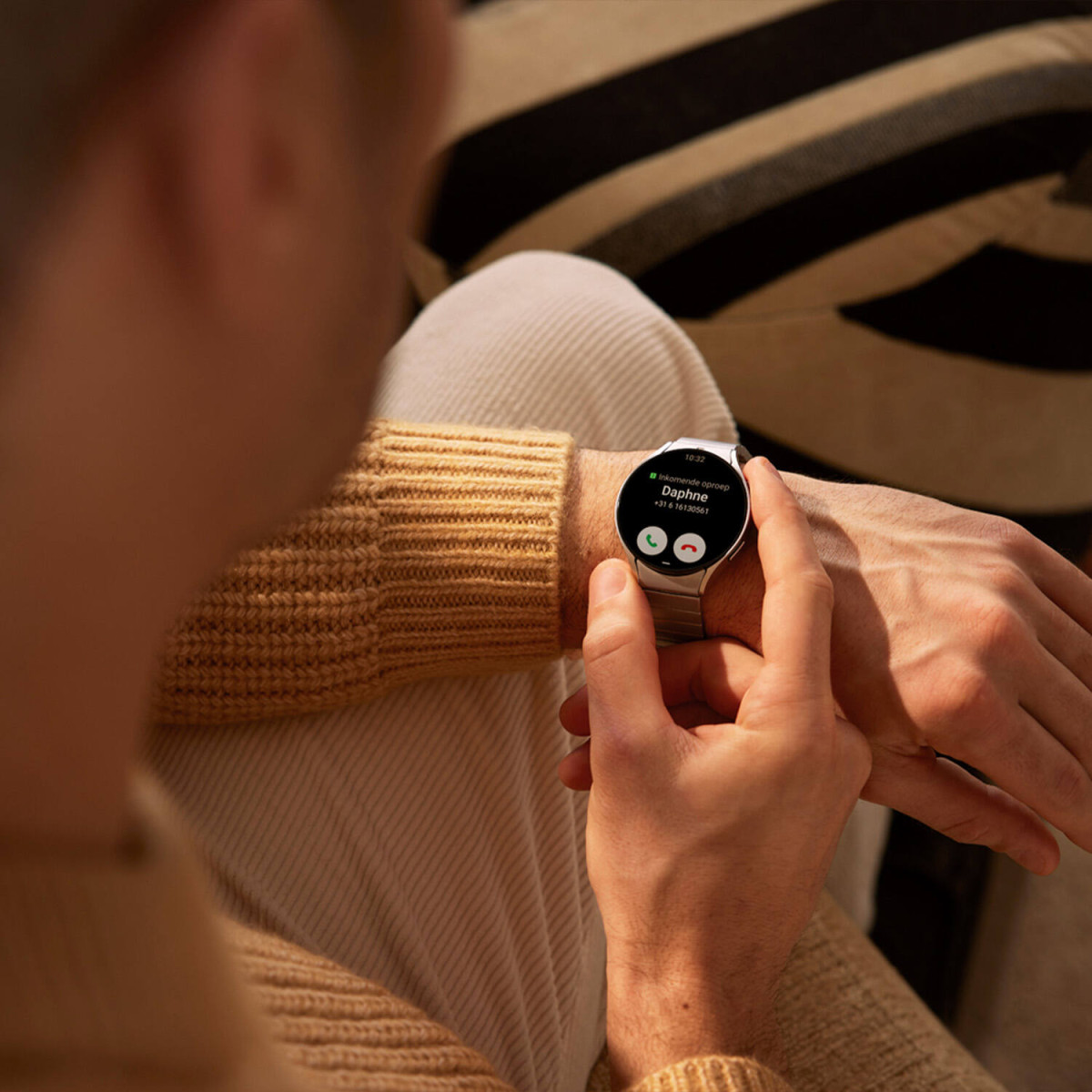 Samsung Galaxy Watch 6 SA.R940SB smartwatch horloge - Staal - Ø 44 mm - Unisex