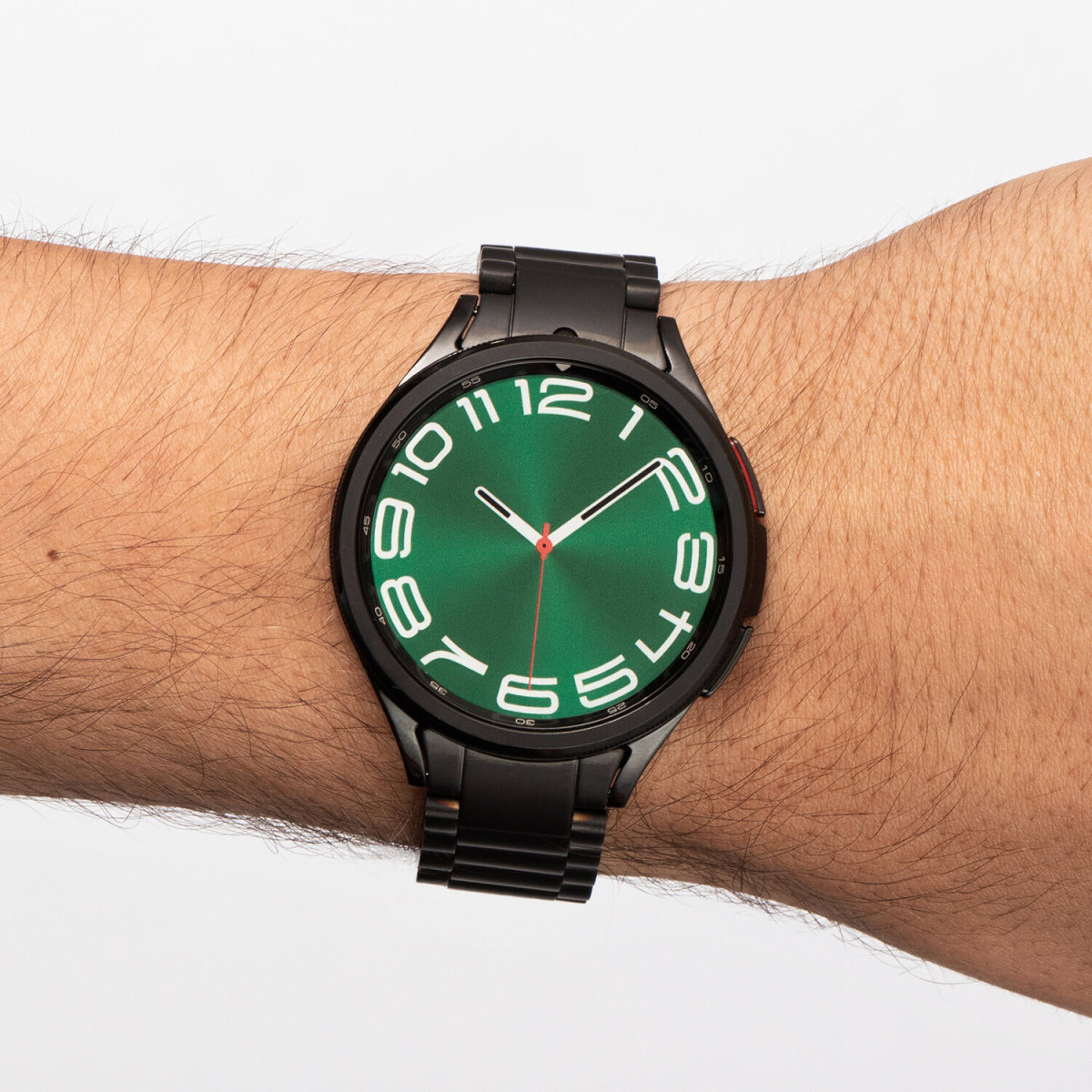 Samsung Galaxy Watch 6 SA.R960BSLTE smartwatch horloge - Zwart stalen band - Ø 47 mm