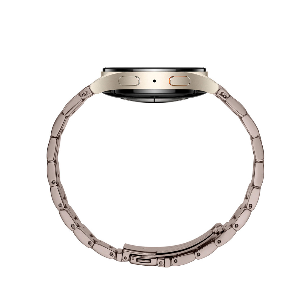 Samsung Galaxy Watch 7 LTE SA.L300CKIS.LTE smartwatch met bruine stalen schakelband - Ø 40 mm