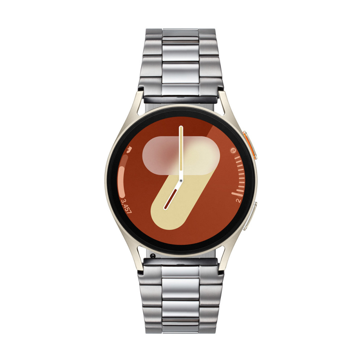 Samsung Galaxy Watch 7 LTE SA.L300CSIS.LTE horloge met zilverkleurige stalen band - Ø 40 mm