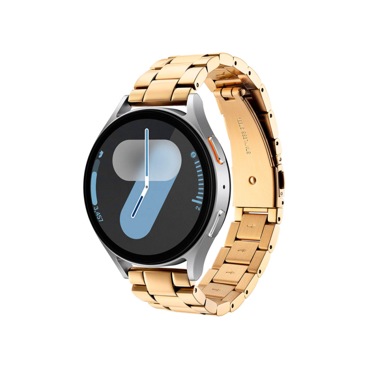 Samsung Galaxy Watch 7 LTE SA.L310SGRS.LTE smartwatch goudkleurig en zilverkleurig - Ø 44 mm