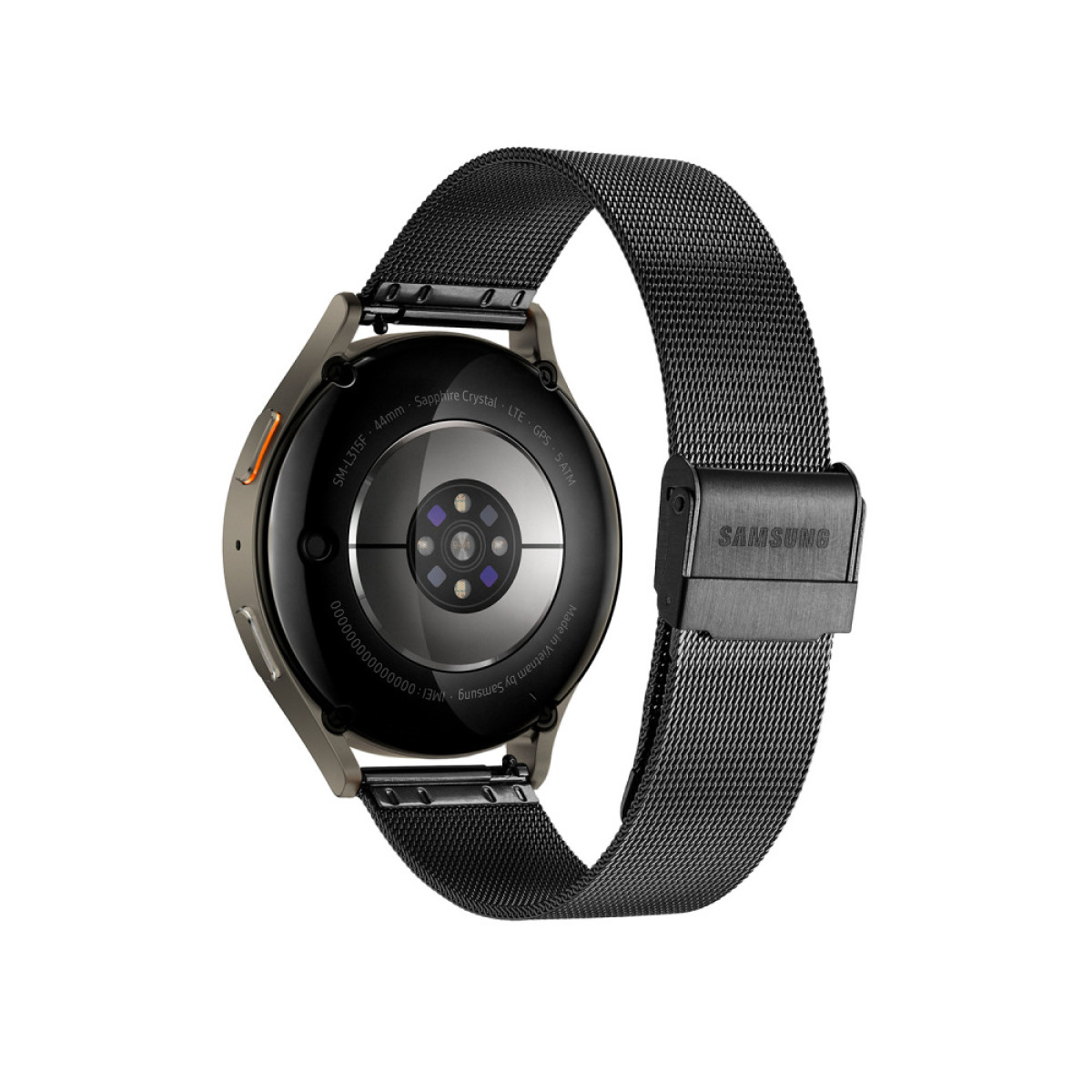 Samsung Galaxy Watch 7 SA.L310KBRM smartwatch met zwarte stalen band - Ø 44 mm