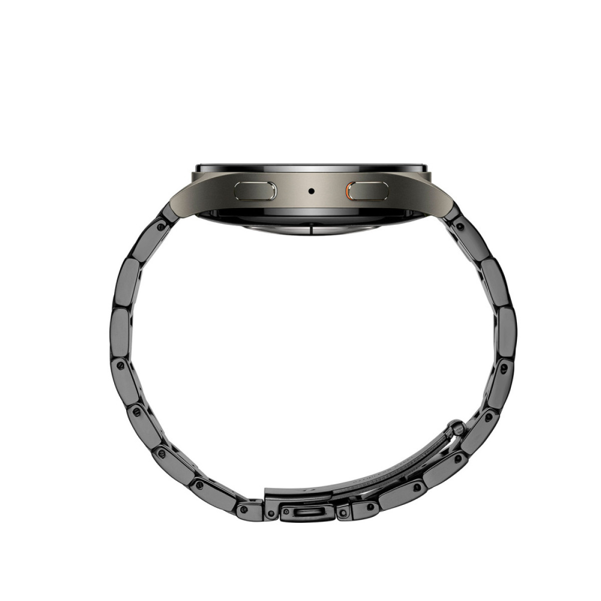 Samsung Galaxy Watch 7 SA.L310KBRS smartwatch met groene aluminium kast en zwarte stalen band - Ø 44 mm