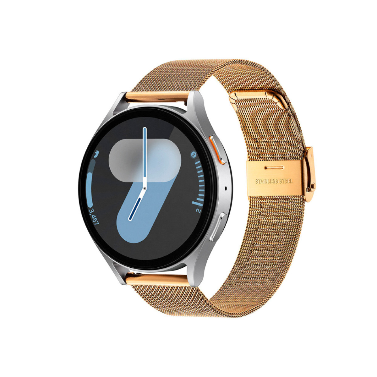 Samsung Galaxy Watch 7 SA.L310SGRM smartwatch met goudkleurige stalen band - Ø 44 mm