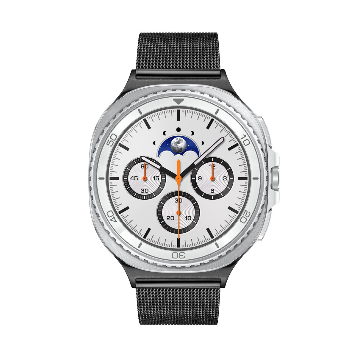 Samsung Galaxy Watch 8 Classic LTE SA.L500WBM20.LTE zwarte mesh smartwatch met aluminium kast - ø 46 mm
