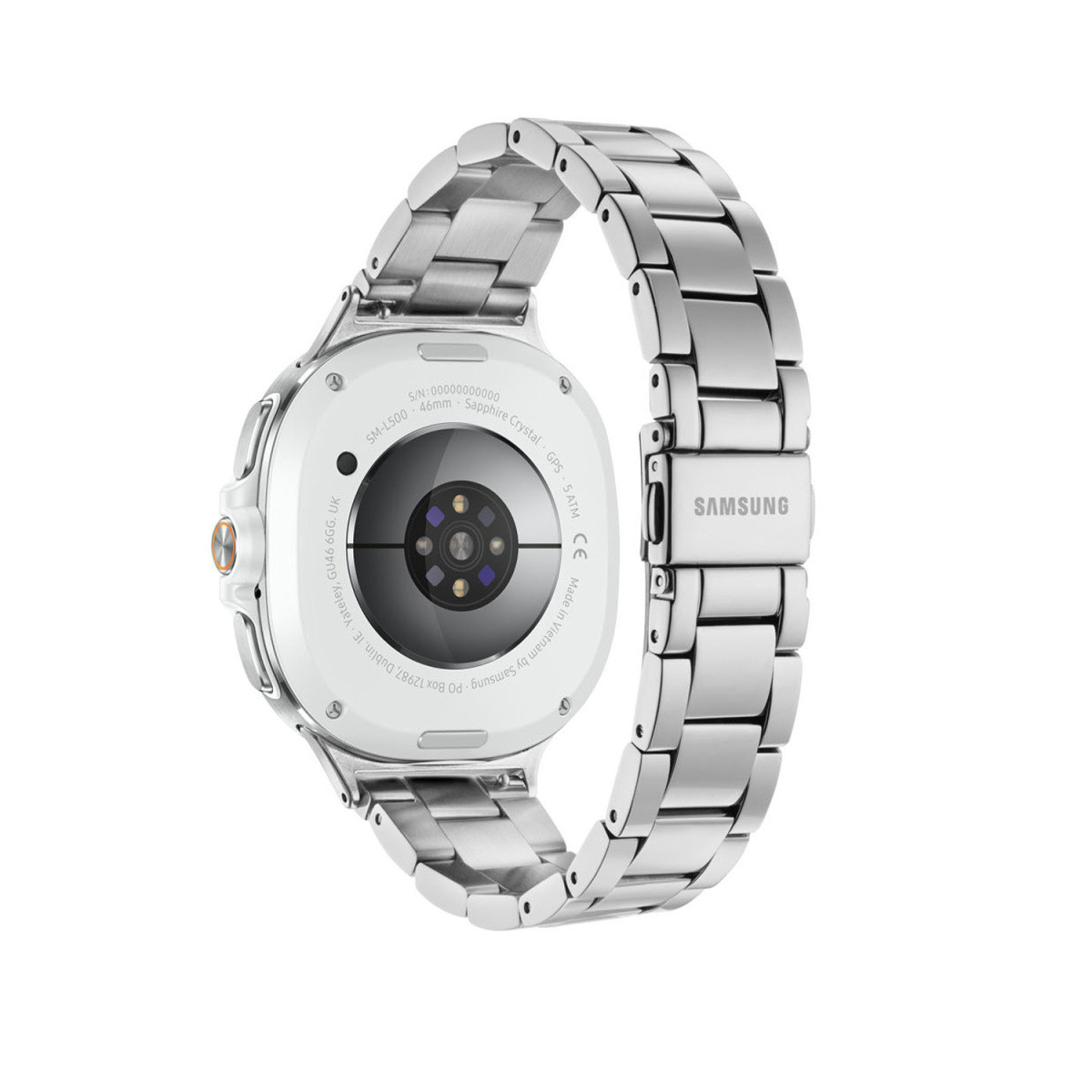 Samsung Galaxy Watch 8 Classic LTE SA.L500WSS24.LTE zilverkleurige smartwatch met ronde kast - ø 46 mm