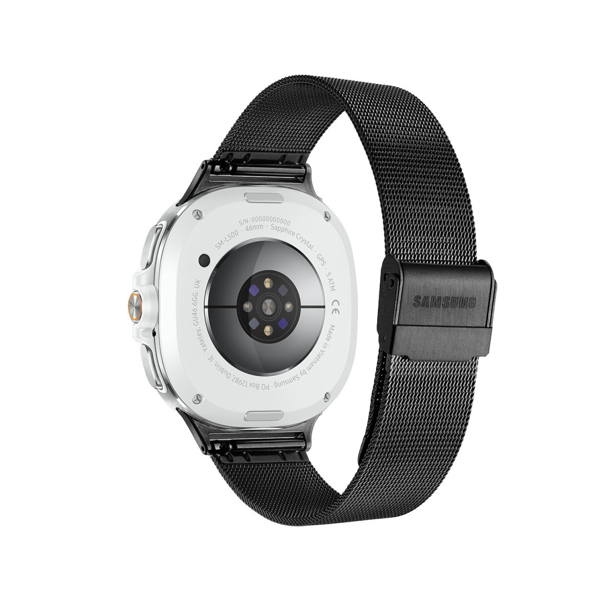 Samsung Galaxy Watch 8 Classic LTE SA.L500ZBM20.LTE smartwatch met stalen zwarte band - ø 46 mm