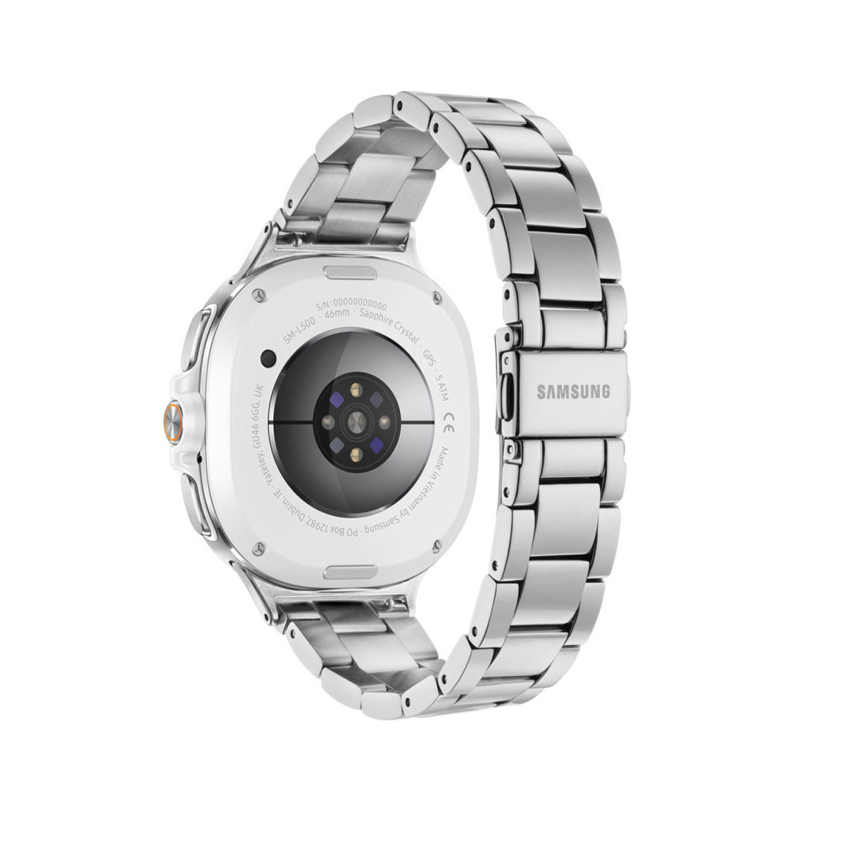 Samsung Galaxy Watch 8 Classic LTE SA.L500ZSS20.LTE smartwatch van staal met zwarte bezel - ø 46 mm