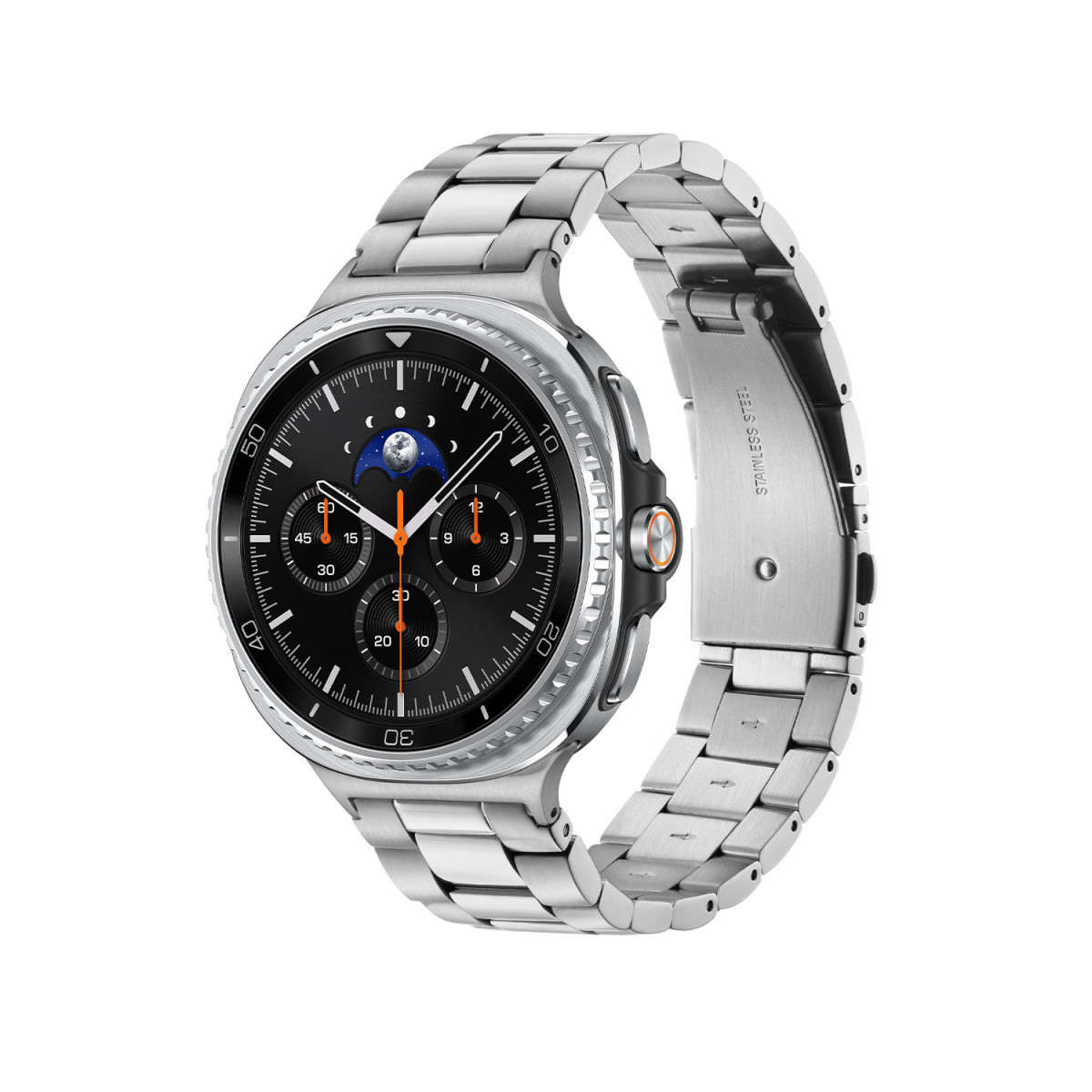 Samsung Galaxy Watch 8 Classic LTE SA.L500ZSS24.LTE smartwatch van staal met zwarte bezel - ø 46 mm