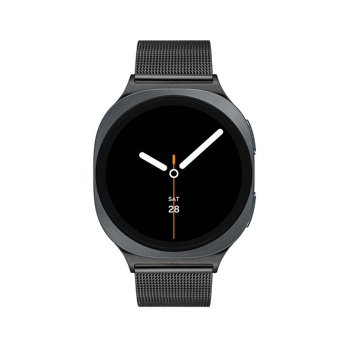 Samsung Galaxy Watch 8 LTE SA.L320GBM20.LTE smartwatch met zwarte stalen mesh band - ø 40 mm