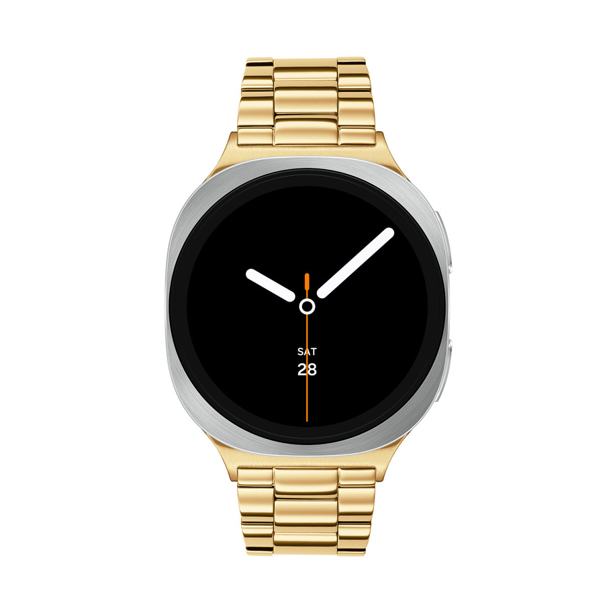Samsung Galaxy Watch 8 LTE SA.L320SGS20.LTE smartwatch met gold plated schakels van staal - ø 40 mm